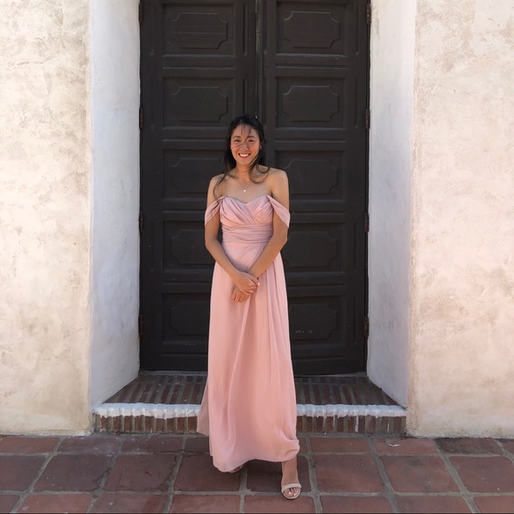 Blush pink bridesmaid dress - Picture 6 of 7